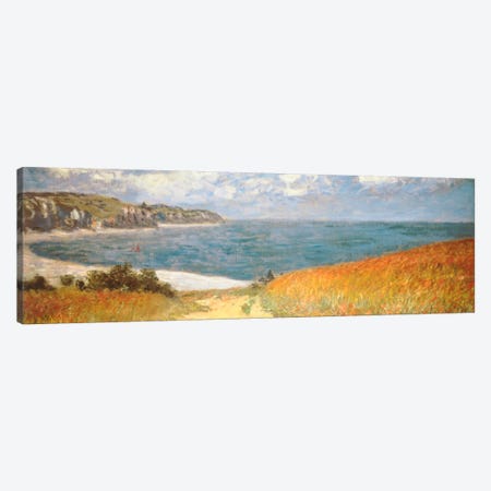 Path Through The Corn At Pourville Canvas Print #1307PAN} by Claude Monet Canvas Art Print