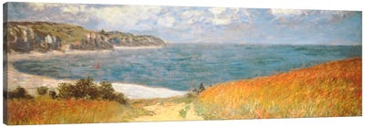 Path Through The Corn At Pourville Canvas Art Print - Claude Monet