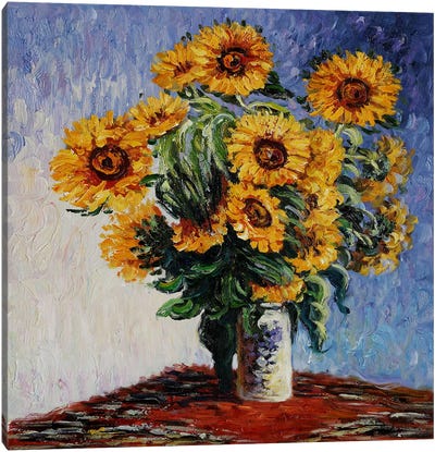 Sunflowers Canvas Art Print - Best Selling Floral Art