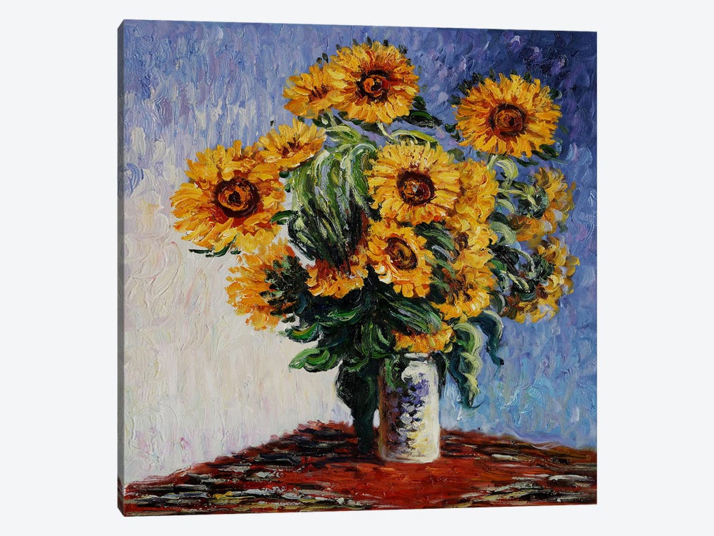 Sunflowers by Claude Monet 1-piece Art Print