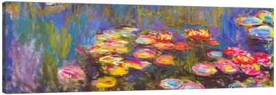 Water Lilies Canvas Art Print - Pond Art