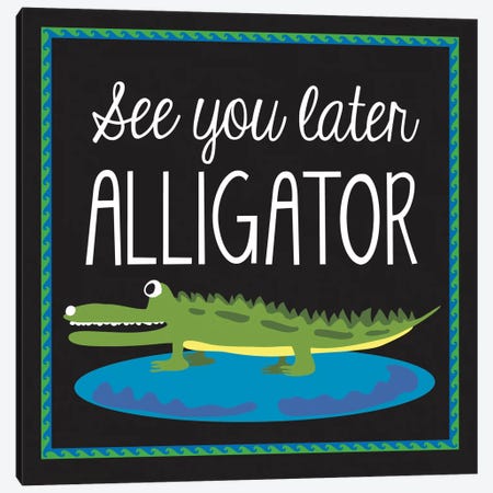 Alligator Canvas Print #13277} by Erin Clark Canvas Artwork
