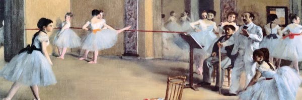 Edgar Degas: The Dance Foyer At The Opera by Edgar Degas