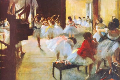 Ecole De Danse (Dance School) by Edgar Degas canvas print