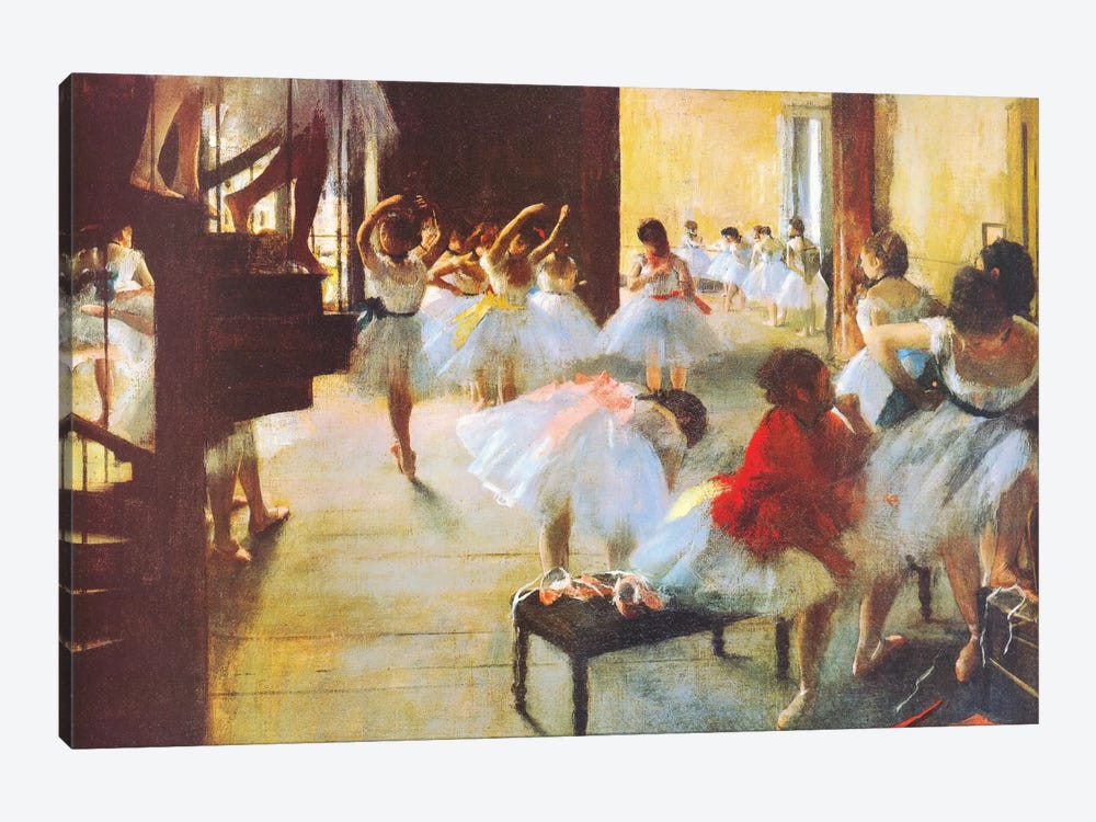 Ecole De Danse (Dance School) by Edgar Degas 1-piece Canvas Art Print