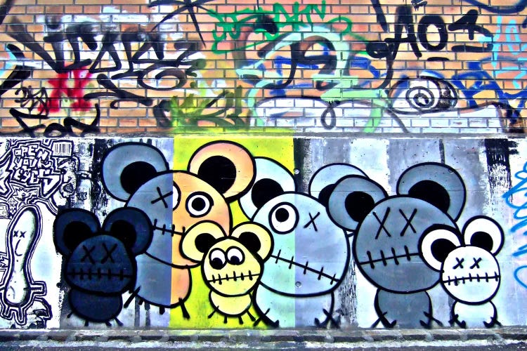Of Mostly Mice Graffiti by Unknown Artist wall art
