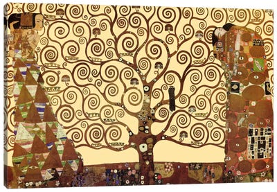 The Tree of Life Canvas Art Print - Art Nouveau