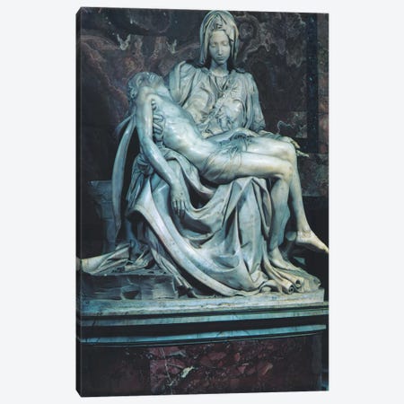 Pieta Canvas Print #1339} by Michelangelo Canvas Art