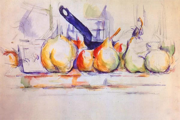 Paul Cezanne: Still Life with Saucepan, 1902 by Paul Cezanne