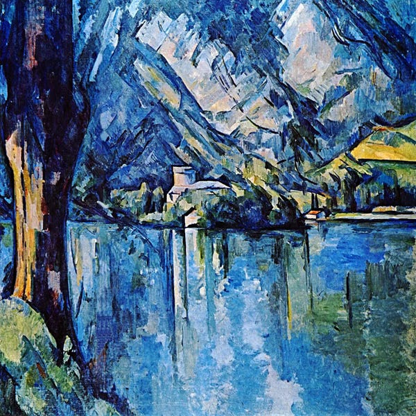 Country: Le Lac Annecy by Paul Cezanne