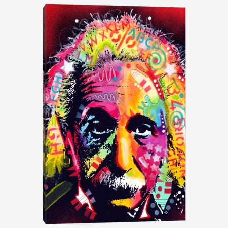 Einstein II Canvas Print #13537} by Dean Russo Canvas Art Print