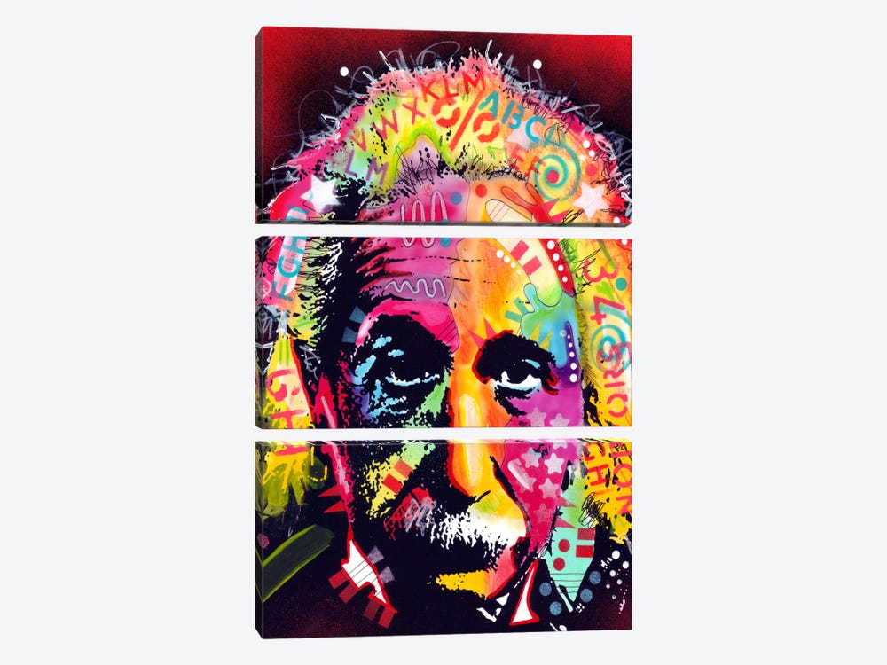Einstein II by Dean Russo 3-piece Canvas Art