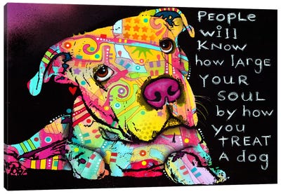 Firu Canvas Art Print - Rescue Dog Art