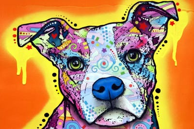 Serious Pit by Dean Russo metal wall art