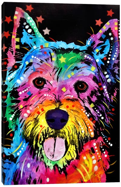 Westie Canvas Art Print - Terriers