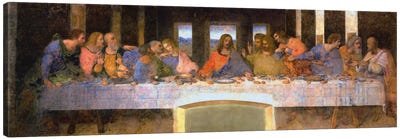 The Last Supper Canvas Art Print - Leonardo da Vinci