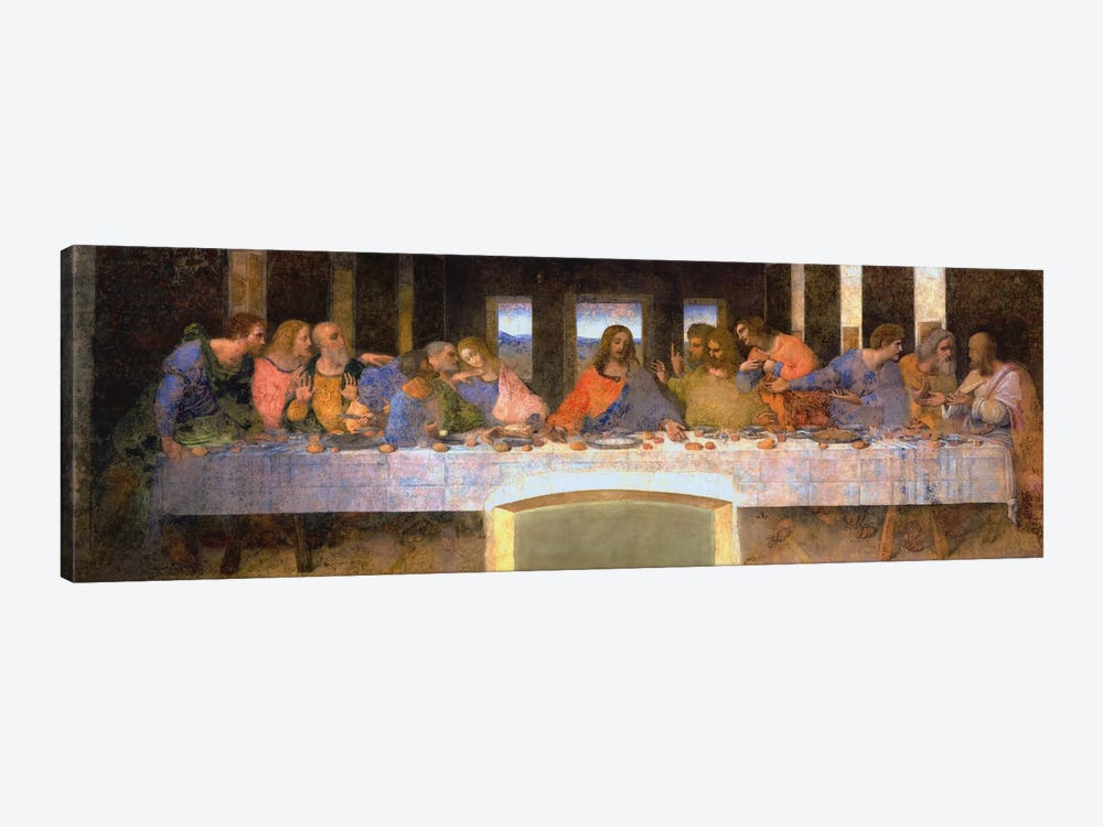 The Last Supper by Leonardo da Vinci 1-piece Canvas Art Print