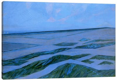 Dune Landscape, 1912 Canvas Art Print - Coastal Sand Dune Art