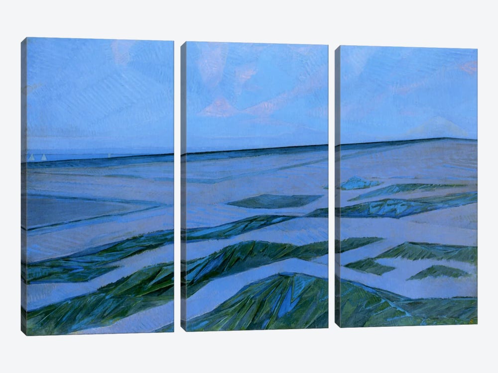 Dune Landscape, 1912 by Piet Mondrian 3-piece Art Print