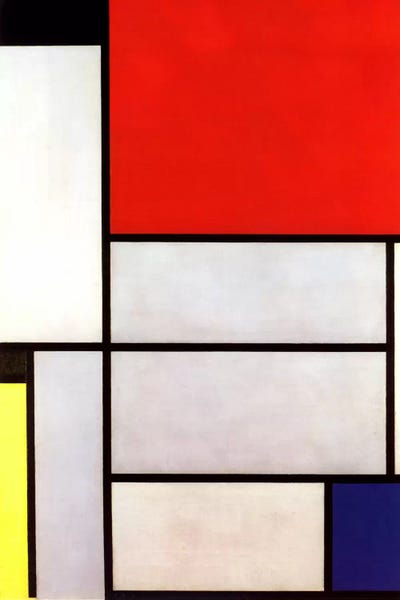 Hallway: Tableau l, 1921 by Piet Mondrian