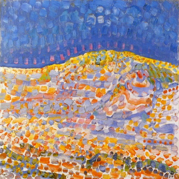 Coastal Sand Dunes: Dune ll by Piet Mondrian