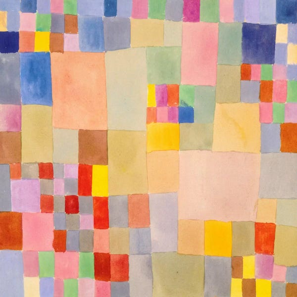 Abstract Shapes & Patterns: Flora on The Sand by Paul Klee