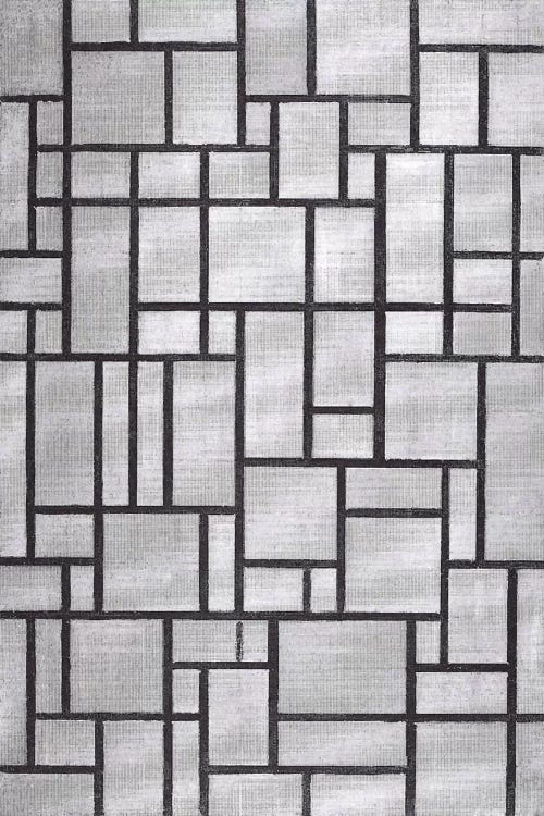 Composition in Gray, 1919 by Piet Mondrian wall art