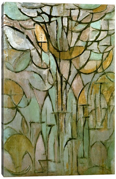 Tree, 1912 Canvas Art Print - Piet Mondrian