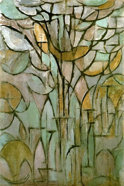 Patterns: Tree, 1912 by Piet Mondrian