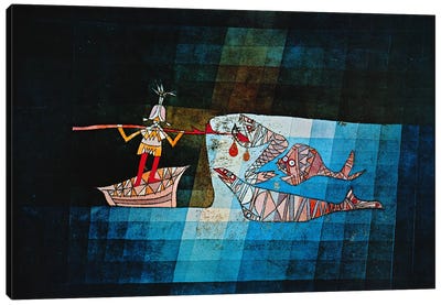 Sinbad The Sailor Canvas Art Print - Paul Klee