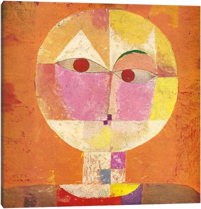 Senecio Canvas Art Print - Paul Klee