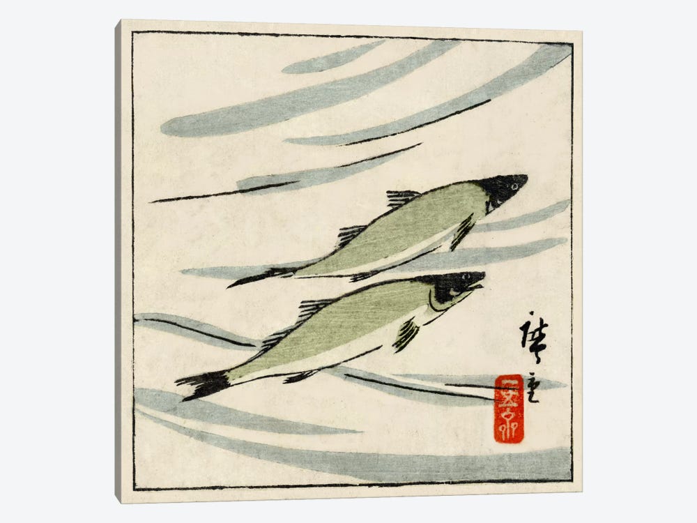 Ayu zu (River Trout) by Utagawa Hiroshige 1-piece Art Print
