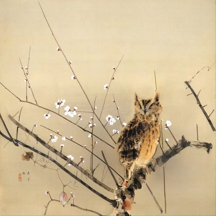 Early Plum Blossoms by Nishimura Goun wall art