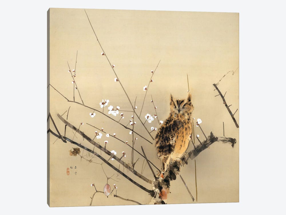 Early Plum Blossoms by Nishimura Goun 1-piece Canvas Print