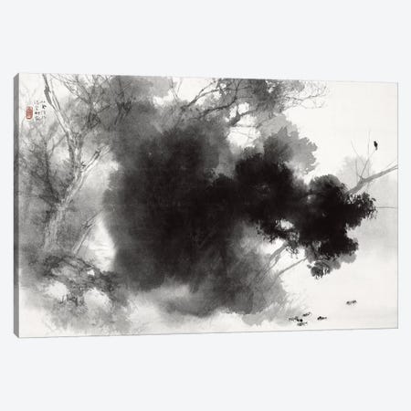 Birds at Roost Canvas Print #13707} by Takeuchi Seiho Canvas Wall Art