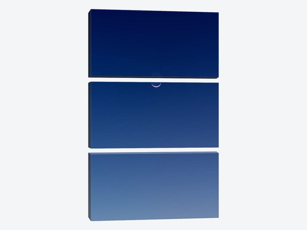 Blue Gradient by Geoffrey Ansel Agrons 3-piece Canvas Print