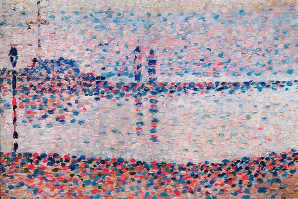Villages & Towns: Study For The Channel At Gravelines by Georges Seurat