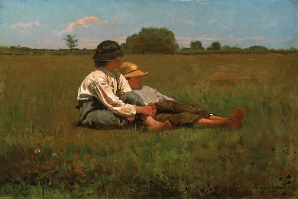 Countrysides: Boys In a Pasture, 1874 by Winslow Homer
