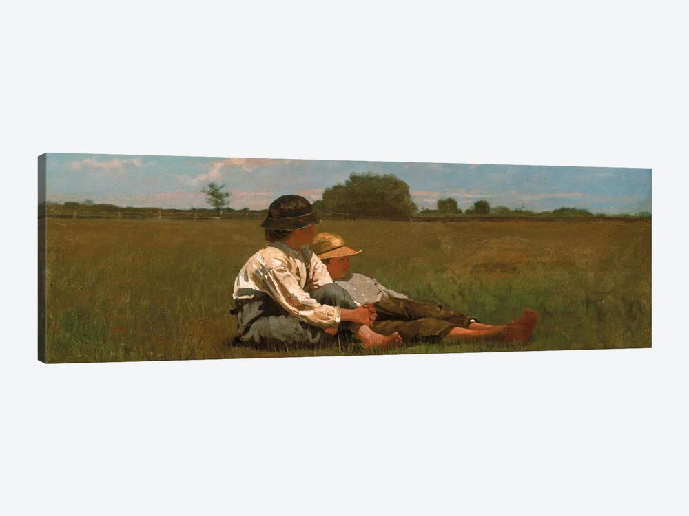 Boys In a Pasture by Winslow Homer 1-piece Canvas Print