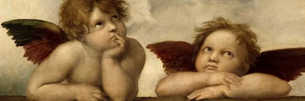 Renaissance: The Two Angels by Raphael
