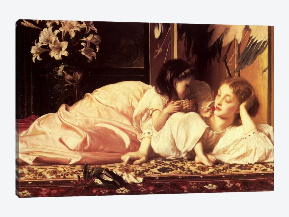Mother and Child by Frederic Leighton 1-piece Canvas Wall Art