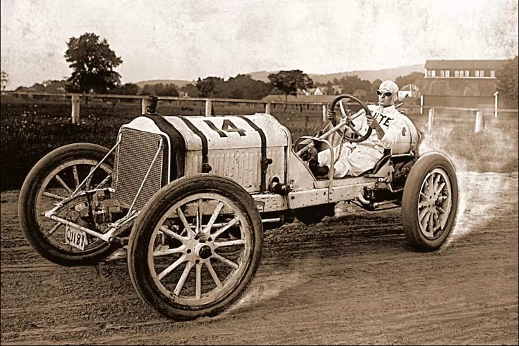 Vintage Photo Race Car