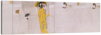 The Beethoven Frieze (The Hostile Forces) Canvas Art Print - All Things Klimt
