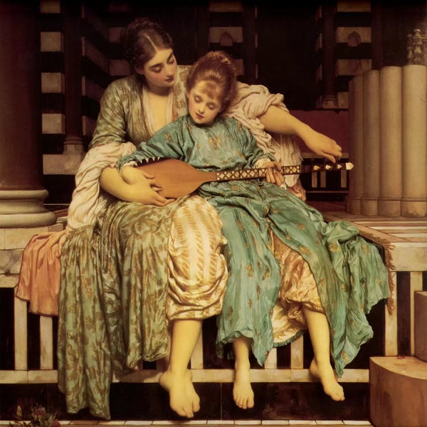 Music: The Music Lesson by Frederic Leighton