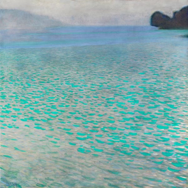 Office: Attersee (Lake Attersee) by Gustav Klimt