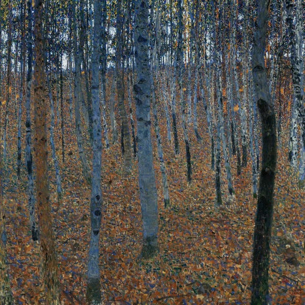 All Things Klimt: Buchenwald 1 (Beech Grove 1) by Gustav Klimt