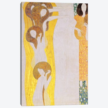 Die Künste Canvas Print #14023} by Gustav Klimt Canvas Print