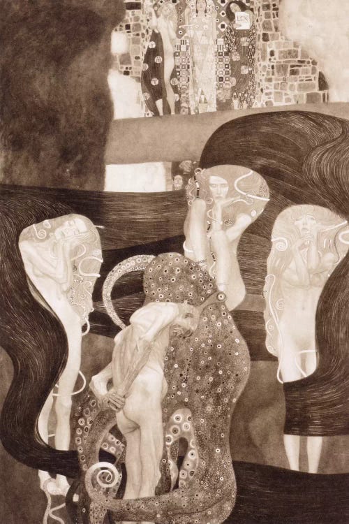 Jurisprudenz by Gustav Klimt wall art