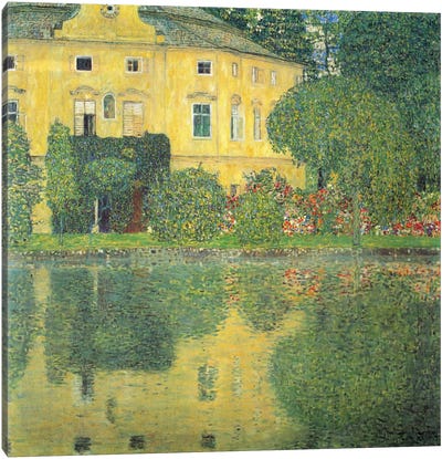 Schloss Kammer am Attersee IV Canvas Art Print - Gustav Klimt