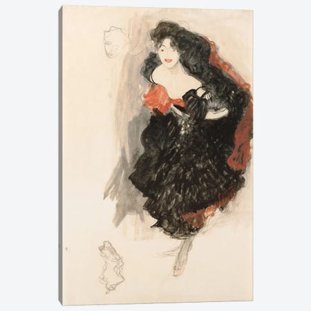Study for Judith ll Canvas Print #14049} by Gustav Klimt Canvas Art Print